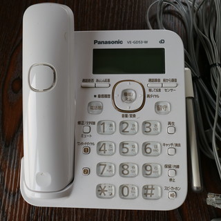 （中古美品）パナソニック　コードレス電話機