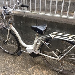 電動アシスト自転車 ヤマハ パス ホワイト