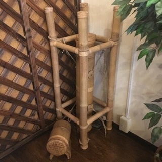 珍しい竹のスピーカーです