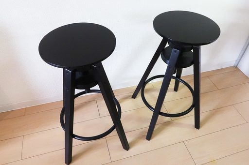 ◆美品◆ IKEA イケア スツール ブラック １年半使用