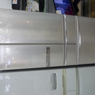 R 中古 SHARP 6D冷蔵庫(515L・フレンチドア) プラズマクラスター