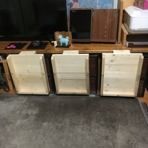 DIY A4サイズファイルストッカー 3個