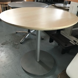 丸テーブル φ80高さ70センチ白木