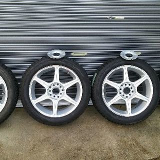室内保管！ ホイール114.3-100マルチ5穴＋スタットレスタイヤ4本 205/50R16