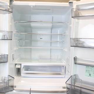 【美品・保証有】Panasonic パーシャル搭載フレンチ6ドア冷蔵庫 NR-F502XPV-W 501L エコナビ 2017年製 パナソニック