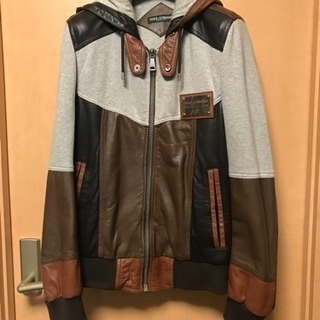 DOLCE & GABBANA ベージュレザージャケット ベージュ系 Dolce & Gabbana(ドルチェ&ガッバーナ) レザー