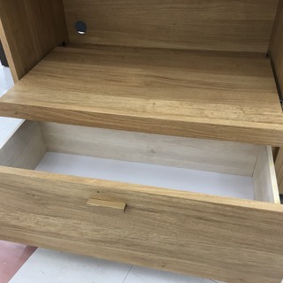 値下げしました★ジモティ割あり★  食器棚 白 H120.5×D52×W200 クリーニング済み OJ4863 値下げしました☆ジモティ割あり☆ 食器棚 白 H120.5×D52×W200