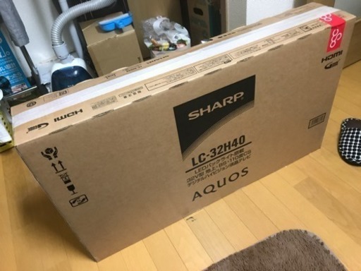 【取引完了】【使用3ヶ月】保残9月 AQUOS 2017年製 32型 液晶テレビ LC-32H40 シャープ SHARP 板橋区