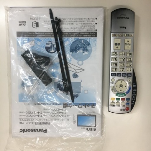 取引完了】プラズマテレビ 42型 2008年製 TH-42PZ80-K