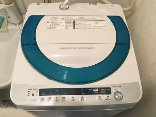 洗濯機 SHARP ES-GE70P