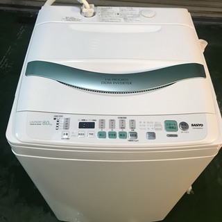SANYO 全自動電気洗濯機 ASW-800SB 2010年製 ...