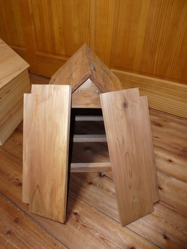 犬小屋柿渋塗り手作りの木製小型犬用室内用 おかのなおき 大津のその他の中古あげます 譲ります ジモティーで不用品の処分
