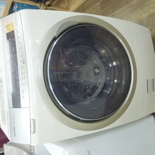 Ｒ  中古 SHARP ドラム式プラズマクラスター洗濯乾燥機 （...
