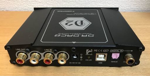 AUDIOTRAK DR.DAC2 ヘッドホンアンプ D/Aコンバーター