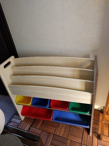 絵本棚 おもちゃ収納 あんず 福岡のベビー用品 ベビーベッド 家具 の中古あげます 譲ります ジモティーで不用品の処分