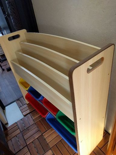 絵本棚 おもちゃ収納 あんず 福岡のベビー用品 ベビーベッド 家具 の中古あげます 譲ります ジモティーで不用品の処分