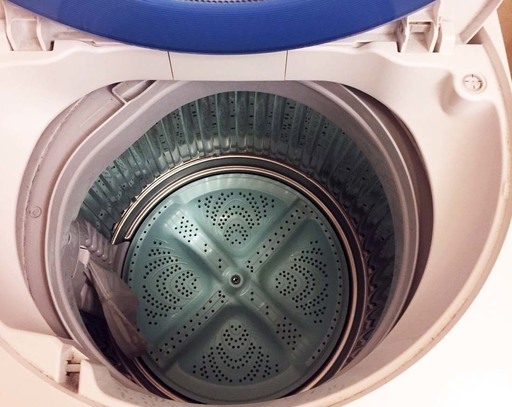 2014年製 シャープ  5.5kg 全自動洗濯機 ES-GE55P 使用頻度の低い美品です