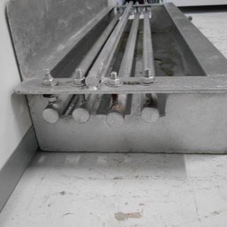 焼き台　ＬＰガス用　再塗装品　錆、汚れ有り