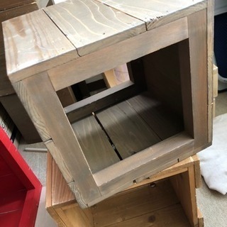 木製ボックス (小)DIY 陳列什器 ディスプレイBOX 木箱 ...