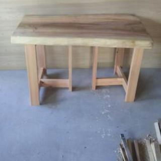 楠の木 ダイニングテーブル テーブル 座卓 桐油 一枚板