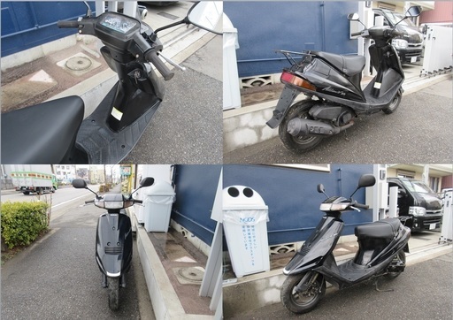 埼玉川口発！スズキ アドレス V100 ブラック 即、引渡し可能！