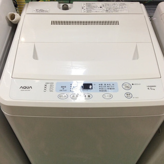 送料無料・設置無料サービス有り】洗濯機 2015年製 AQUA AQW-S451 中古