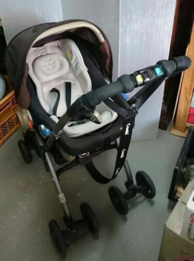 【中古】COMBI ベビーカー・グッドキャリー MULUTI5WAY セット