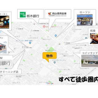 ★初期費用割引キャンペーン★ 家賃25,000円 宇都宮市御幸が原町１DK　敷金礼金０円 - 不動産