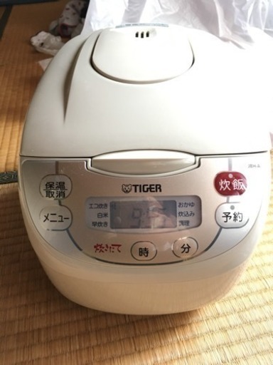 【美品】タイガー Tiger 炊飯器 炊飯ジャー