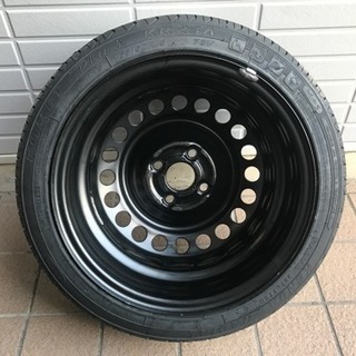 軽 usdm車に！15㌅鉄チン 2本新品タイヤ