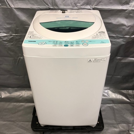 ▼12年製 TOSHIBA 東芝 洗濯機 AW-GH5GK 5kg\t調布