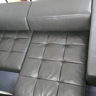 高級 可変式ソファー　前後に稼働、背もたれ可変 展示品 　本革