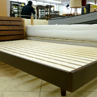 宮の沢 IKEA/イケア シングルベッド 枠/茶板 