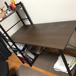 美品 今なら値下げ！NITORIニトリ システムデスク(ザック) ダーク ...