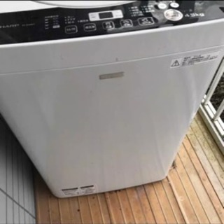 洗濯機 三年保証付 シャープ esg4e3kw