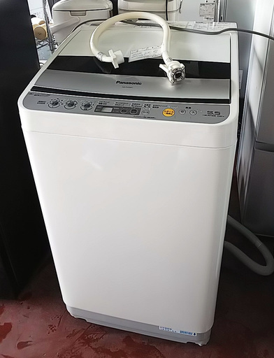 パナソニック乾燥機付!!洗濯機5.5kgシルバー