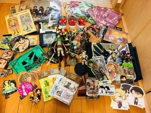 進撃の巨人グッズ！100点まとめ売り