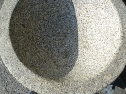 節約 石臼 臼 餅つき 正月 杵 蹲 