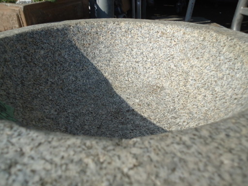 節約 石臼 臼 餅つき 正月 杵 蹲 