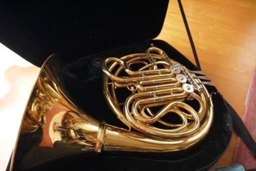 お気に入りの 諏訪楽器 SUWA ホルン 【中古品】ケース付き 管楽器、笛、ハーモニカ