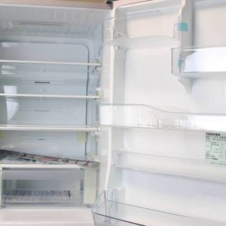 未使用】東芝 410L 5ドア ノンフロン冷凍冷蔵庫 VEGETA(ベジータ) 野菜