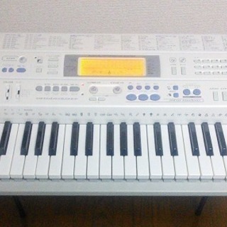 CASIO 光ナビゲーションキーボード LK-203TV スタン...