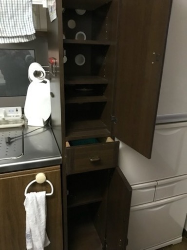 冷蔵庫 の隙間に置く 収納棚 おでん 錦岡の収納家具 食器棚 キッチン収納 の中古あげます 譲ります ジモティーで不用品の処分