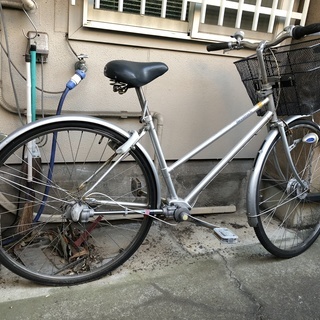 シャフトドライブ 丸石 日本製 27インチ 内装3段 タイヤ新品