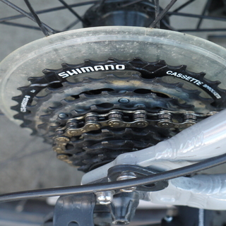 アサヒ レユニオン オーラ H クロスバイク 8段ギア 中古品 自転車 店頭併売！