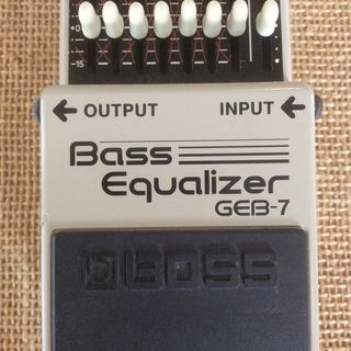 (美品中古)BOSS Bass equallizer /GEB-7
