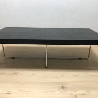 黒の木製ローテーブル 再投稿