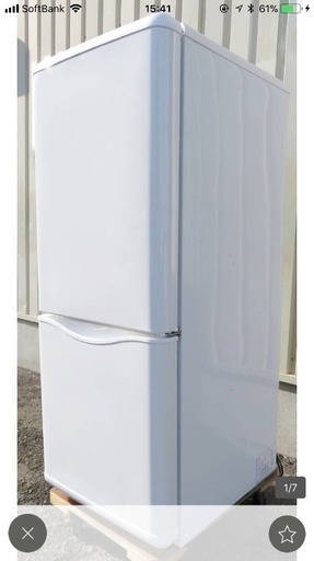 高年式●DAEWOO《2ドア冷凍冷蔵庫》DR-B15EW　150L　15年製