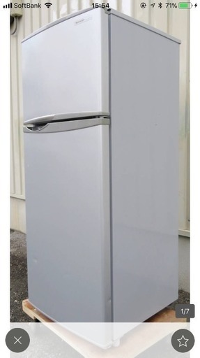 SHARP《ノンフロン2ドア冷凍冷蔵庫》SJ-H12W-S　118L　13年　スリム型