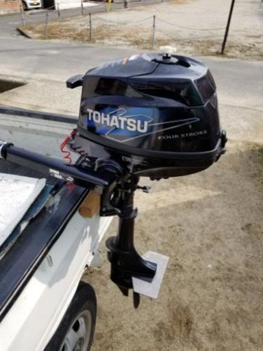 トーハツ 3.5馬力 船外機 25年製 パーツ、アルミペラ！ 